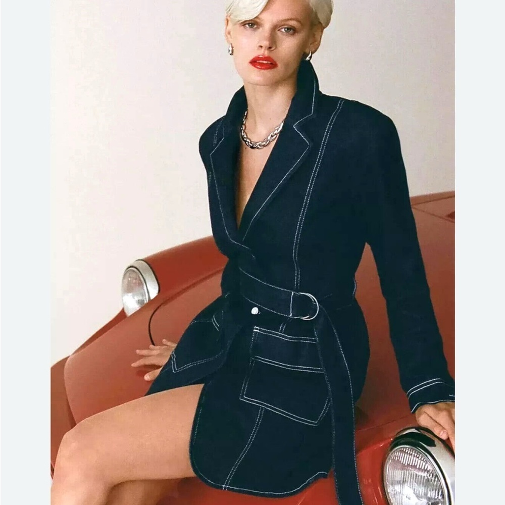 Anthropologie Pilcro denim blazer dress - Picture 5 of 9
